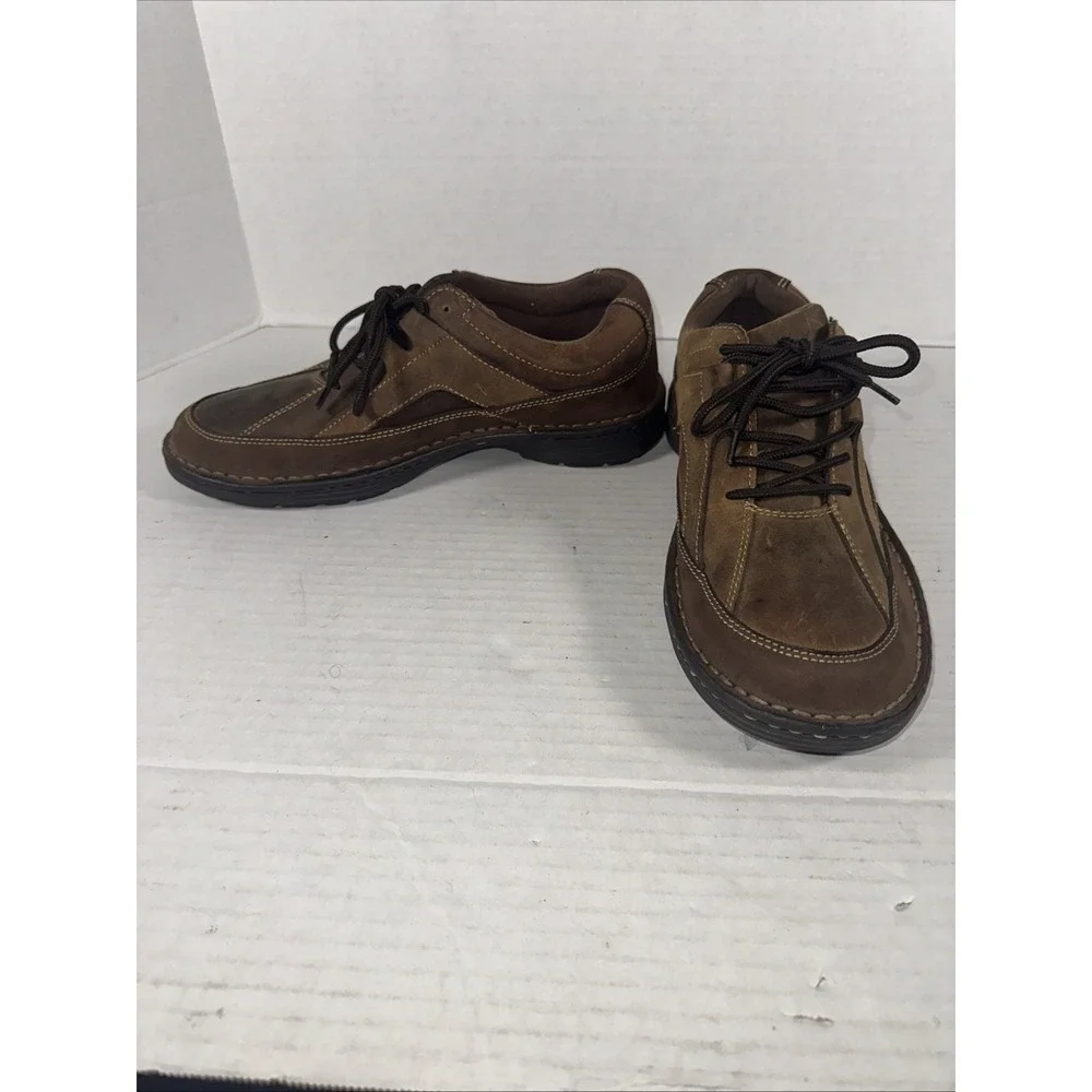 Dr Scholls mens shoes‎ 11 style 65738-6 Rotterdam brown *No Insoles*